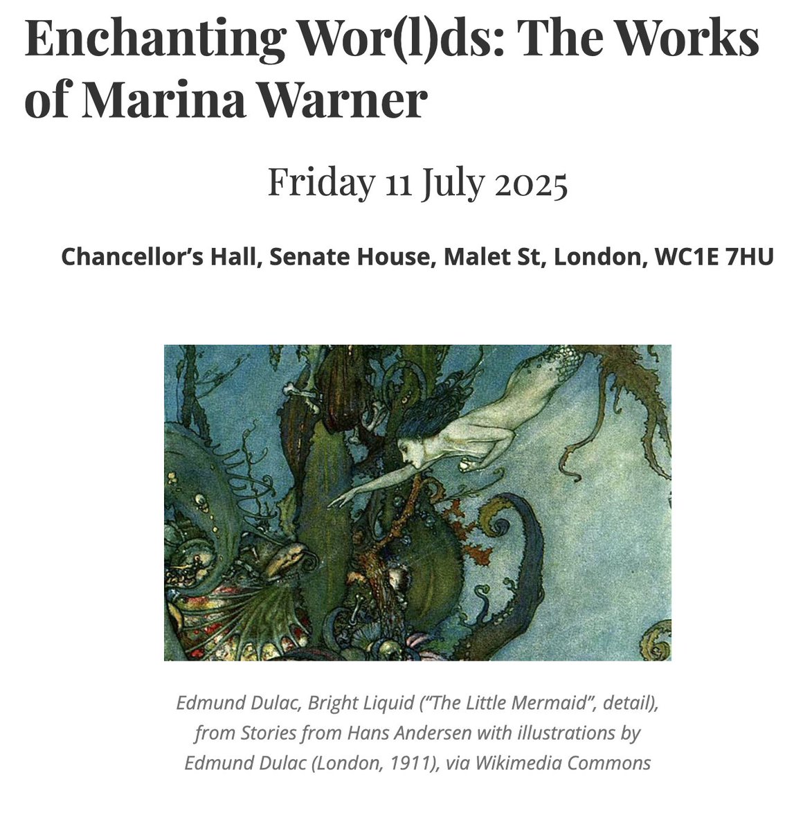 Goldsmiths English (@goldsmithseng) on Twitter photo <a href="/GoldsmithsEng/">Goldsmiths English</a> Centre for Comparative Literature. Enchanting Wor(l)ds: The Works of Marina Warner. Friday 11th July at Senate House. Free to attend but you must register here:
sites.gold.ac.uk/comparative-li… <a href="/GoldsmithsEng/">Goldsmiths English</a> Centre for Comparative Literature. Enchanting Wor(l)ds: The Works of Marina Warner. Friday 11th July at Senate House. Free to attend but you must register here:
sites.gold.ac.uk/comparative-li…