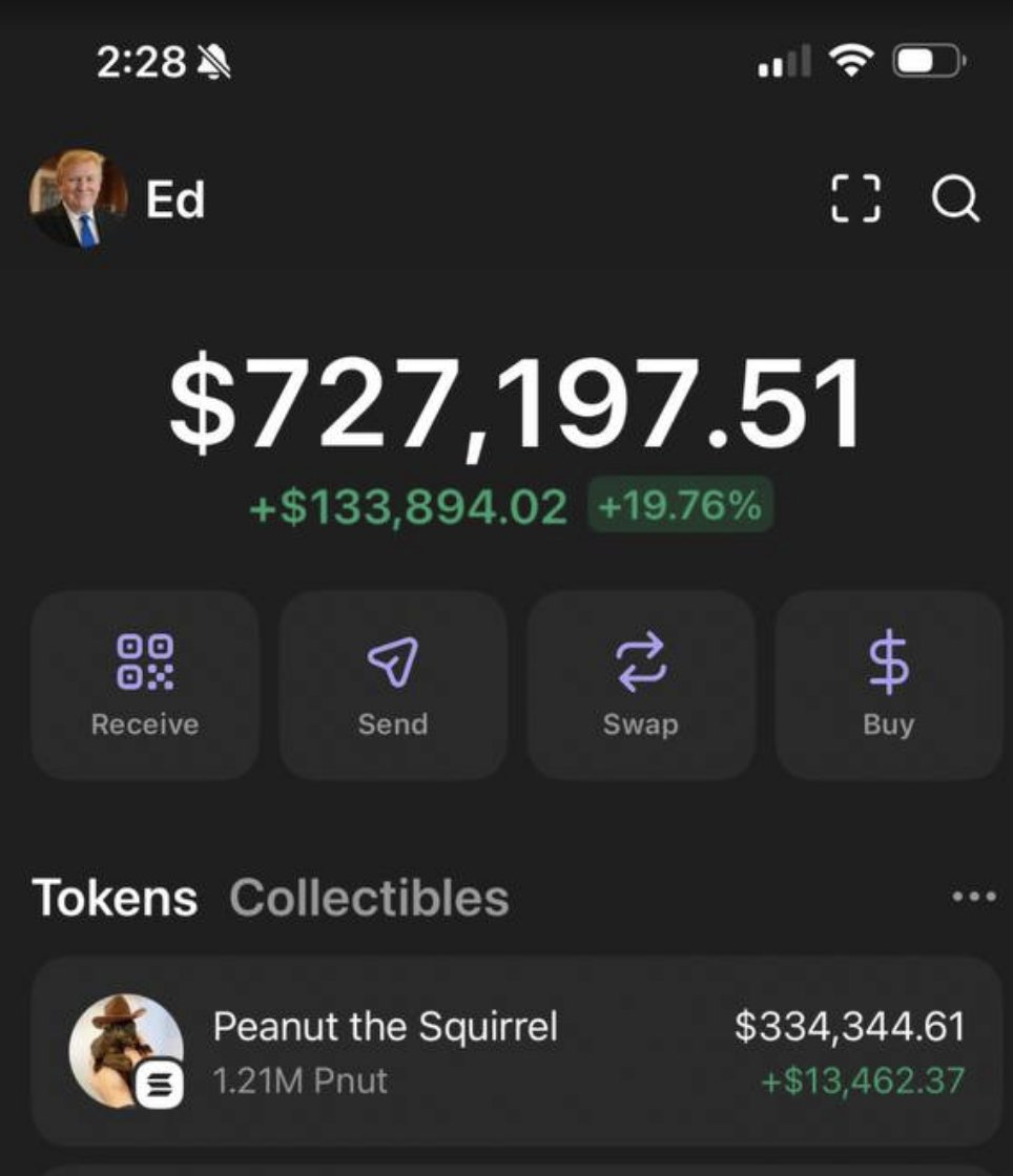 I'm airdropping $10,000 $PNUT among the first 1500 people who follow and retweet!

Drop your wallets + comment $SOL