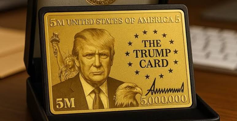 FemmAfroVyb's tweet image. Would you buy the "Trump Visa Card"?
