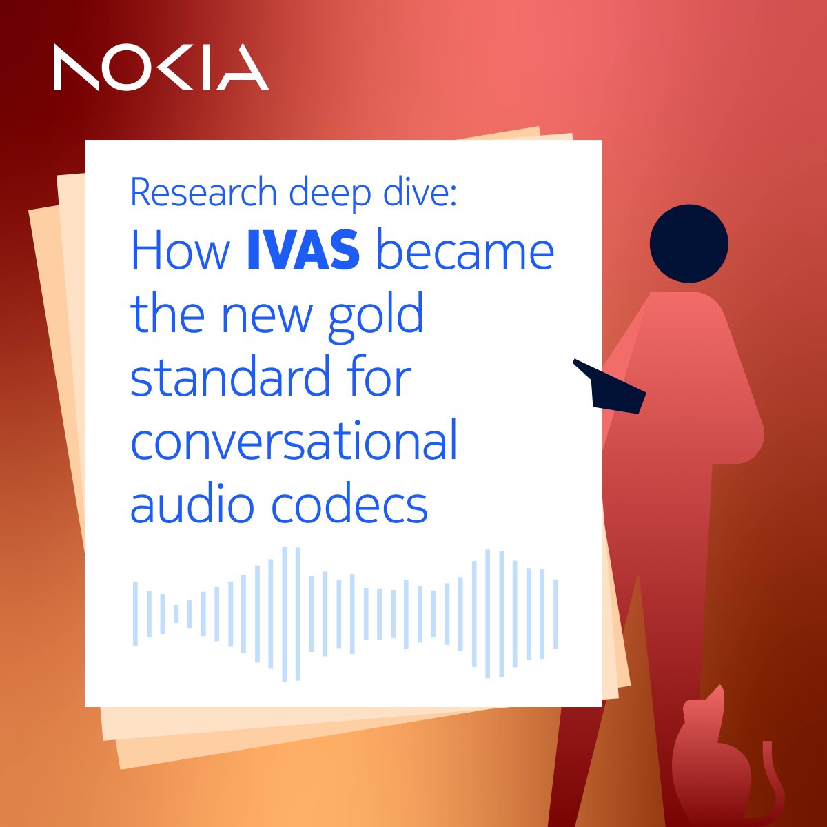 NokiaAudioTech's tweet image. How does something become a standard? 

The IVAS codec is the new benchmark for conversational immersive audio—standardized by 3GPP. 

Here&apos;s the process:
🔍 IVAS framework 
🗝️ Codec features 
🛠️ Dev &amp;amp; testing insights 

Read the Nokia co-authored paper 👉nokia.ly/4l6cgMl