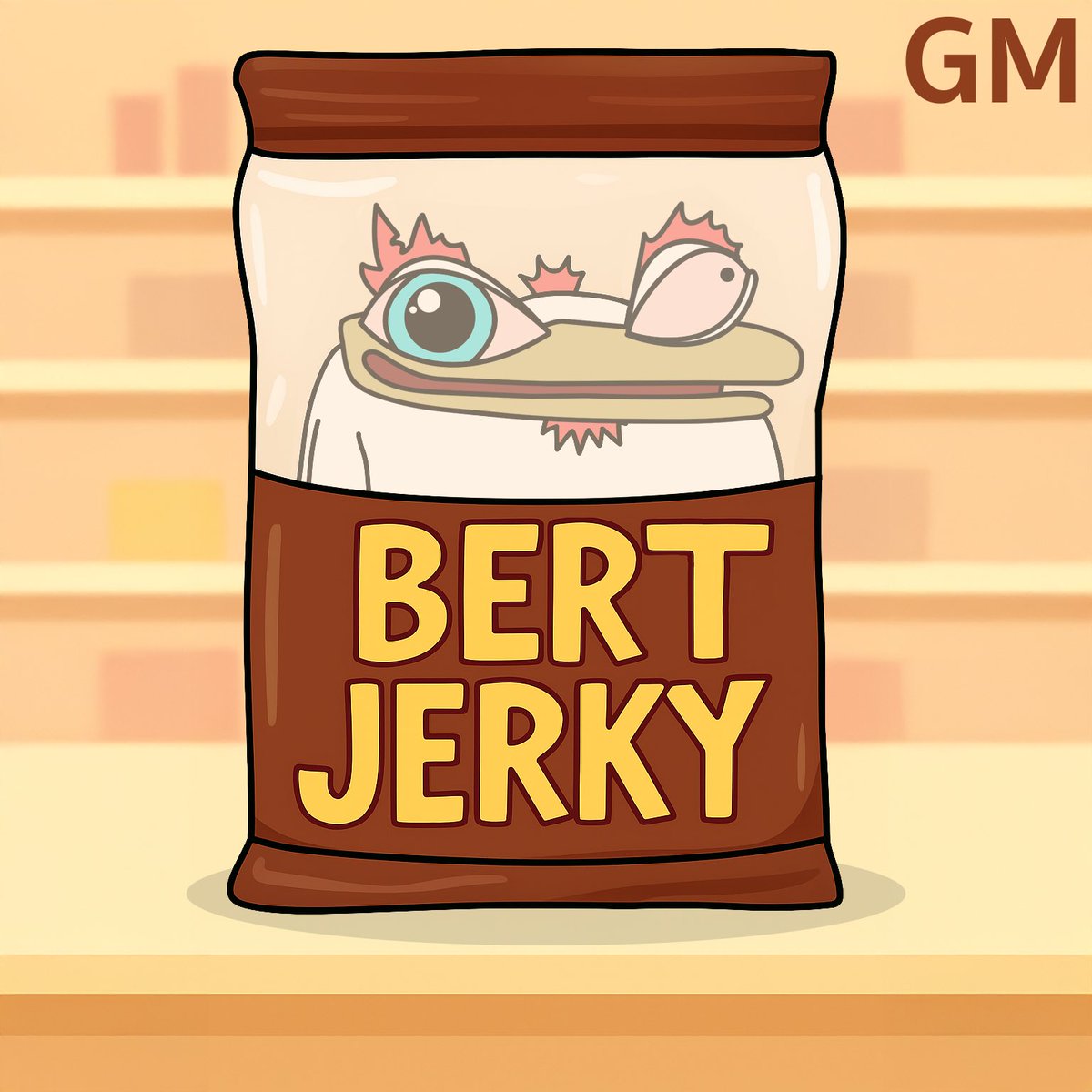 GM. Noffing taste better den BERT JERKY.

Try?