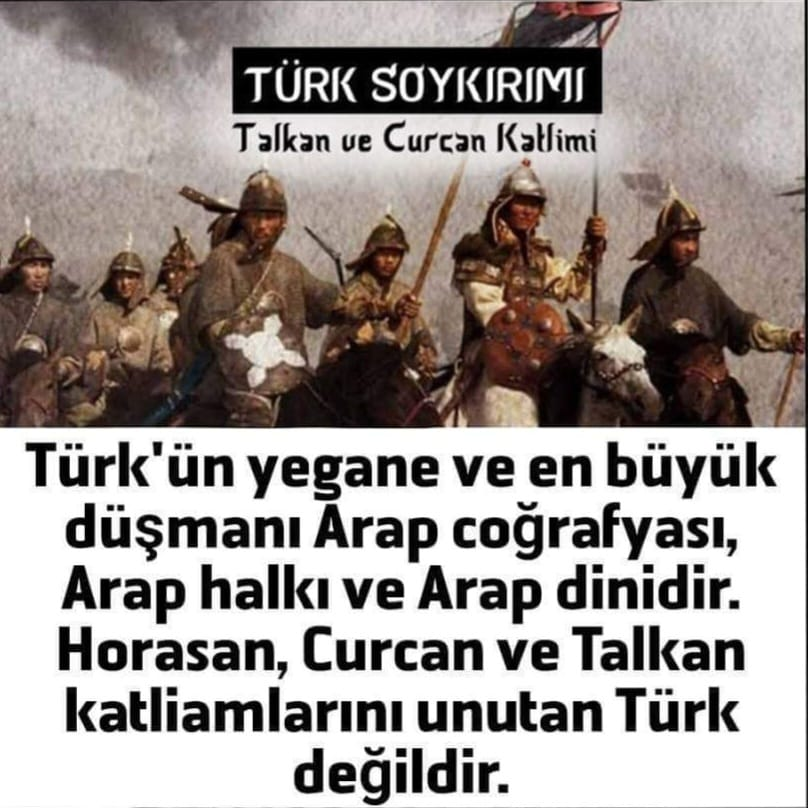 İslamı yayma adına Araplar önce İran’ı talan ettiler sonra Türkleri hedef aldılar. 

İslamı yayma adı altında Türk Yurtlarını 75 yıl süreyle yağmaladılar. Zenginliklerini Arabistan’a taşıdılar. Türk gençlerini esir pazarında sattılar, Türk kızlarını cariye olarak kullandılar.