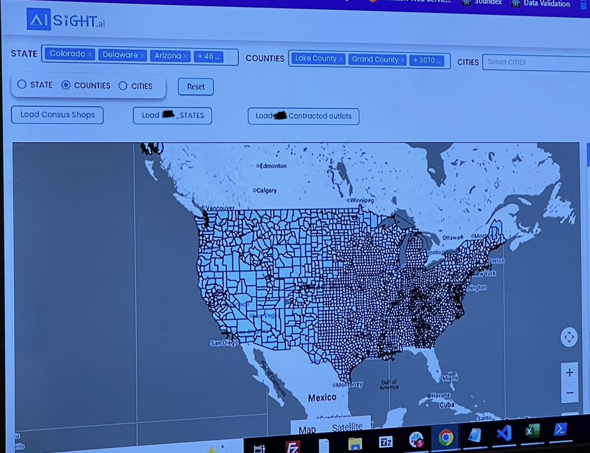 Going live with our first big client in the US market across 50 states to help them optimise their revenue growth strategy using our retail and consumer data tracking over 5 million shops and 235 million consumers (above the age of 21).
