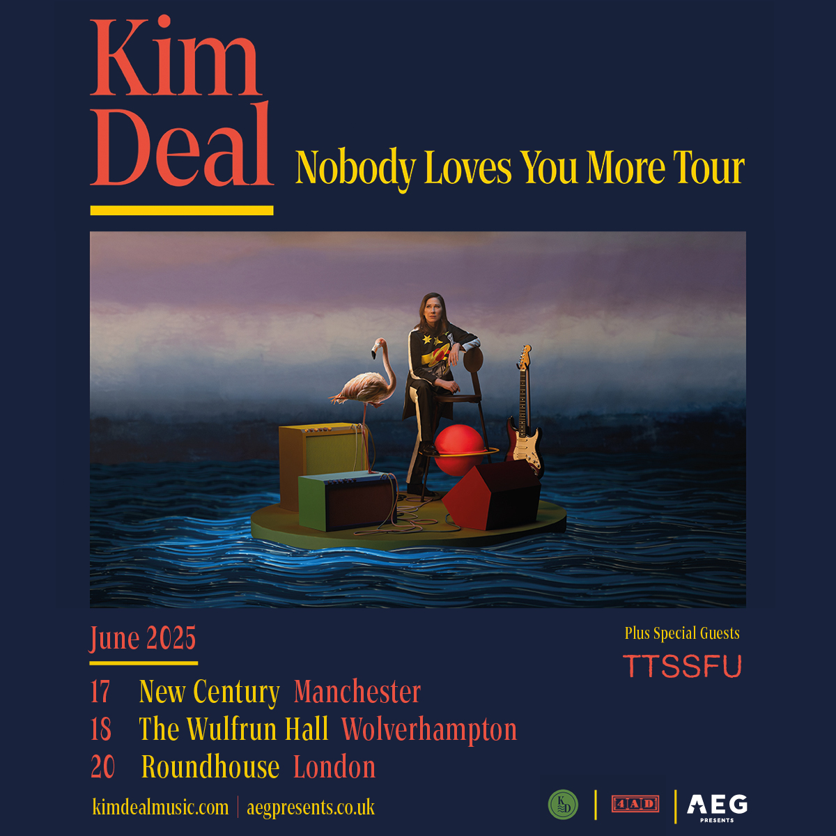 TTSSFU (@ttssfu) on Twitter photo canβt believe Iβm even writing this but Iβll be supporting Kim Deal on a few dates of her tour , itβs an absolute honour, I couldnβt be happier, roundhouse is a bucket list venue for me ππ
Remaining tickets here: aegpresents.co.uk/event/kim-deal/
Photo by Jonny Nolan canβt believe Iβm even writing this but Iβll be supporting Kim Deal on a few dates of her tour , itβs an absolute honour, I couldnβt be happier, roundhouse is a bucket list venue for me ππ
Remaining tickets here: aegpresents.co.uk/event/kim-deal/
Photo by Jonny Nolan
