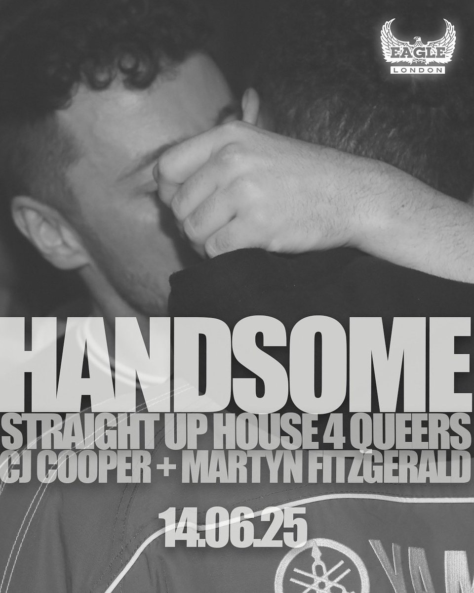 Straight Up House 4 Queers this Saturday. Half price b4 10.30pm tickets here: eaglelondon.com/event-details/…