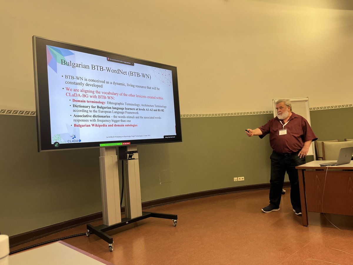 Do you like localised knowledge graphs?  Kiril Simov presents "An Event-centered Knowledge Graph for Bulgaria" #cost #goblincost #goblin #ca23147