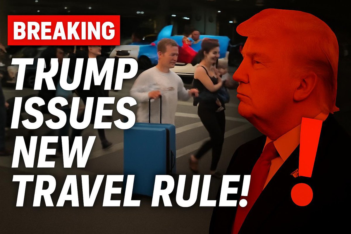 IAmTofikPathan's tweet photo. Breaking:%20Donald%20Trump%20Issues%20New%20Travel%20Restrictions%20%7C%20US%20Travel%20Alert!%0Ahttps%3A//youtu.be/dN47KcDGXHg https://t.co/KE1agdWOrt
