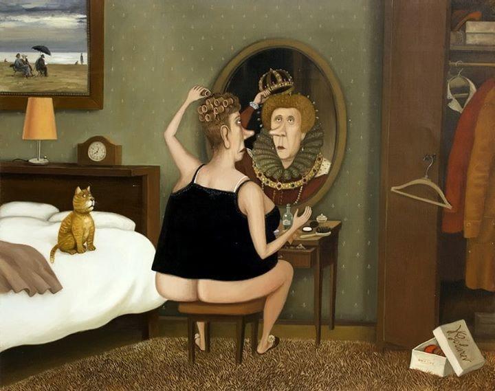 Валентин Губарев. «Её Величесство». Холст, масло.