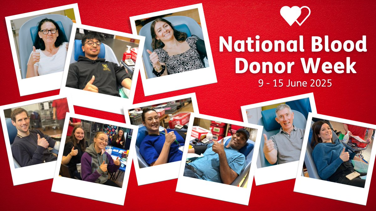 Happy #NationalBloodDonorWeek! 🩸

👏🏼 This week, we are supporting @WelshBloodService who are highlighting the lifesaving difference donating makes to patients and their families.

Book a lifesaving appointment today ➡️ wbs.wales/NBDW2025