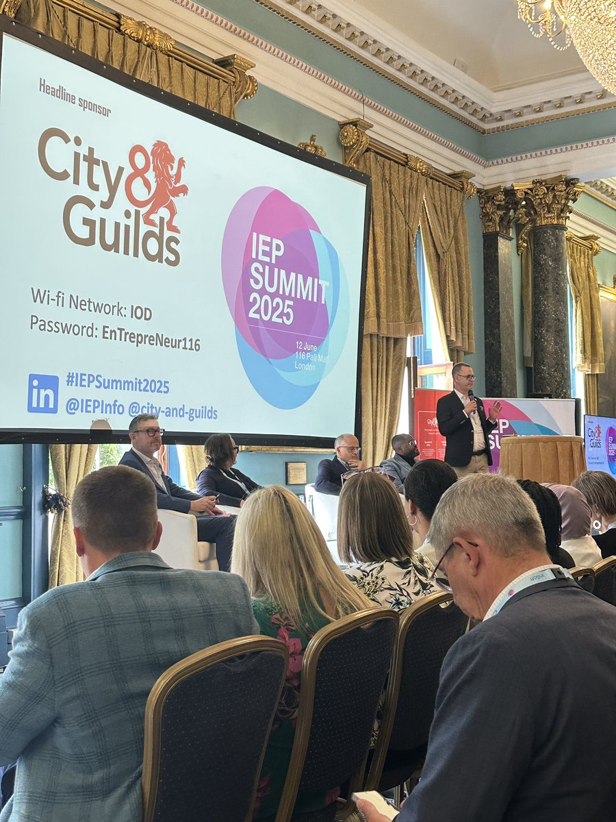 Our own Mr Employability Scott opens the summit #iepsummit2025
<a href="/IepInfo/">Institute of Employability Professionals</a>