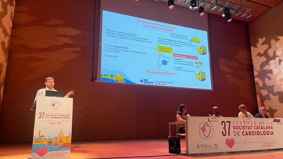 <a href="/catcardio/">Societat Catalana de Cardiologia</a> #CatCardioCongres: El Dr. Eduard Argudo, metge de l’Alta Complexitat, explica el programa pilot d’#ECMORCP, la situació actual i els aspectes de futur, on el Sistema d'Emergències Mèdiques de Catalunya i el programa #QA són claus per garantir arribar a més pacients amb aquesta