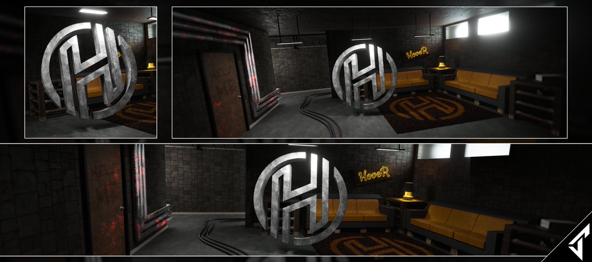 HoveR Revamp. Had fun modeling everything here. Something about the couches was super fun to do by hand. Also, my lazy ass is likely asleep when this is being posted. So hello from sleep world! (I had a very late night and am scheduling this at 4 AM). HD: behance.net/gallery/220779…