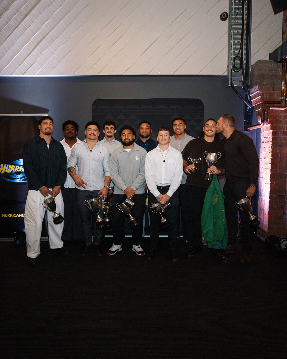 Congratulations to our Hurricanes Awards Winners for the 2025 szn 🌪️ Our newest awards include: The Buckle award (toughest forward) and The Green Jacket (standout back) 🏆