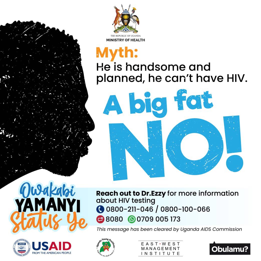 Ebya “planned” biveeko. 
You can only confirm your HIV status by taking the HIV test.

#EndAIDS2030Ug