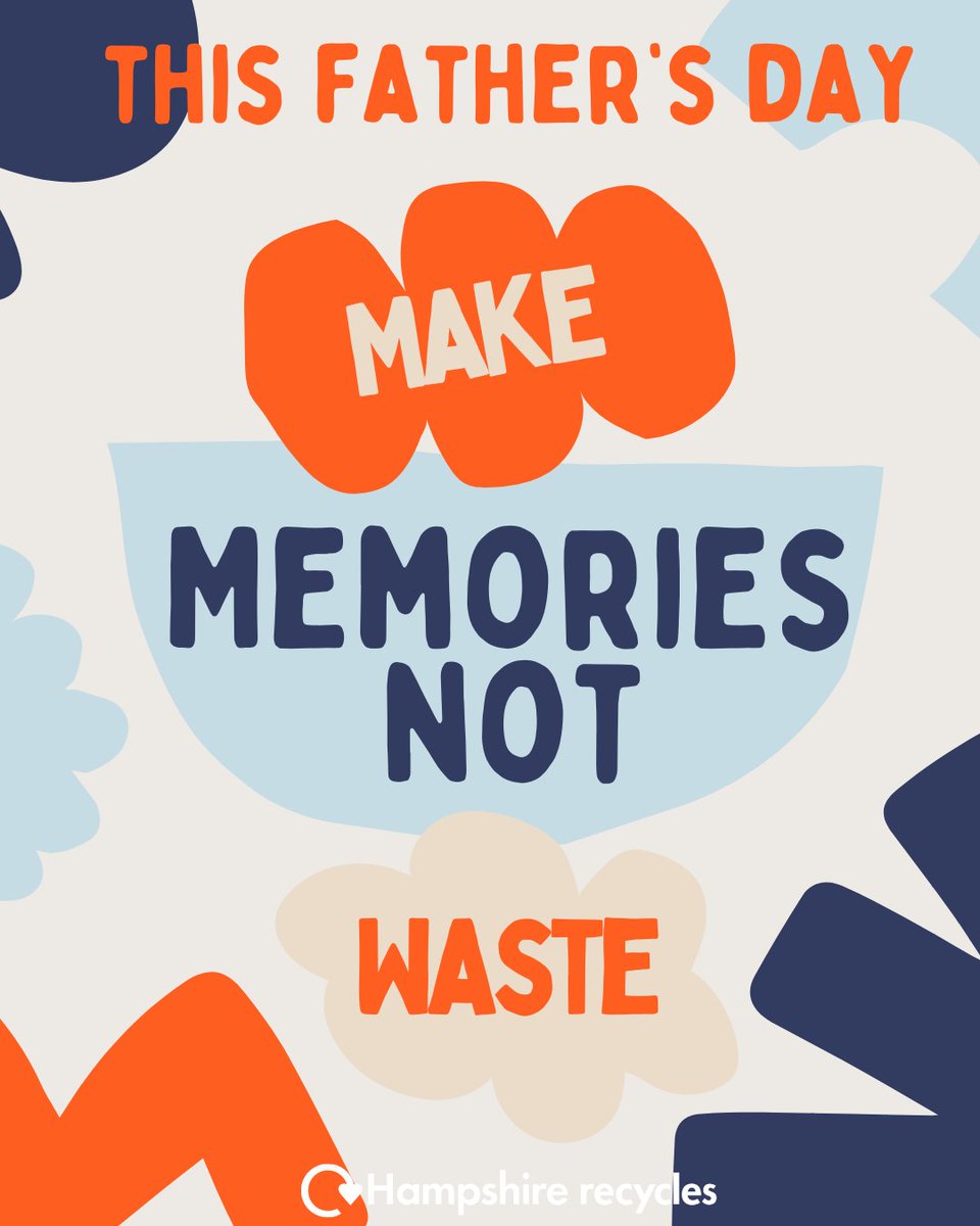 RecycleHants's tweet image. This Father’s Day, skip the usual stuff and go for something more meaningful—and low waste!
🎁 Try a handmade gift or plan a fun experience you can enjoy together.
Need inspiration? Check out @smartliving.hcc’s Low Waste Gift Guide—documents.hants.gov.uk/smart-living/f…
#HampshireRecycles