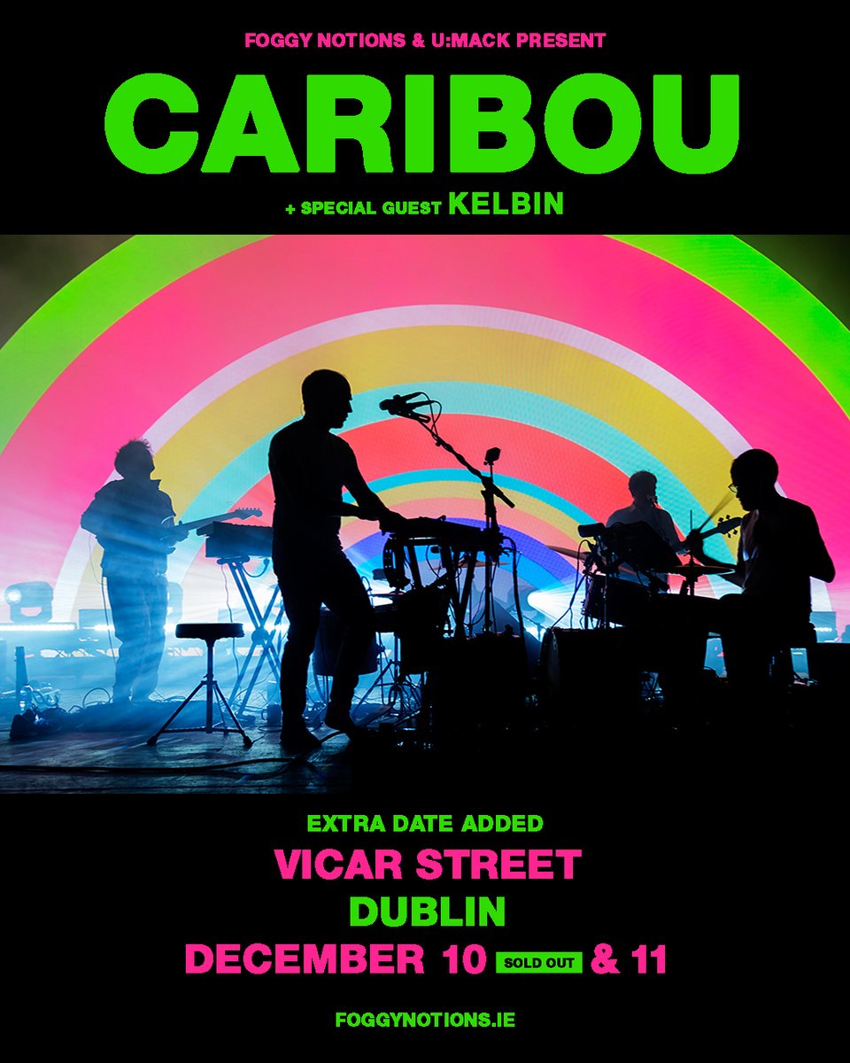 ★ ★ 𝗢𝗡 𝗦𝗔𝗟𝗘 𝗡𝗢𝗪 ★ ★ 

After selling out their first date, don't miss your chance to secure tickets to <a href="/caribouband/">Caribou</a>'s extra date on 11 December 2025! ⚡️

🎫 Grab tickets ~ bit.ly/44aZFlf