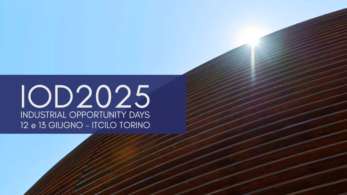 📌12 e 13 giugno, #IOD2025 
Industrial Opportunity Days: a #Torino i grandi laboratori scientifici europei alla ricerca di fornitori italiani
Incontro con imprese, enti e Università per approfondire progetti, modalità di procurement e nuove opportunità
ℹ️cnr.it/it/evento/19937