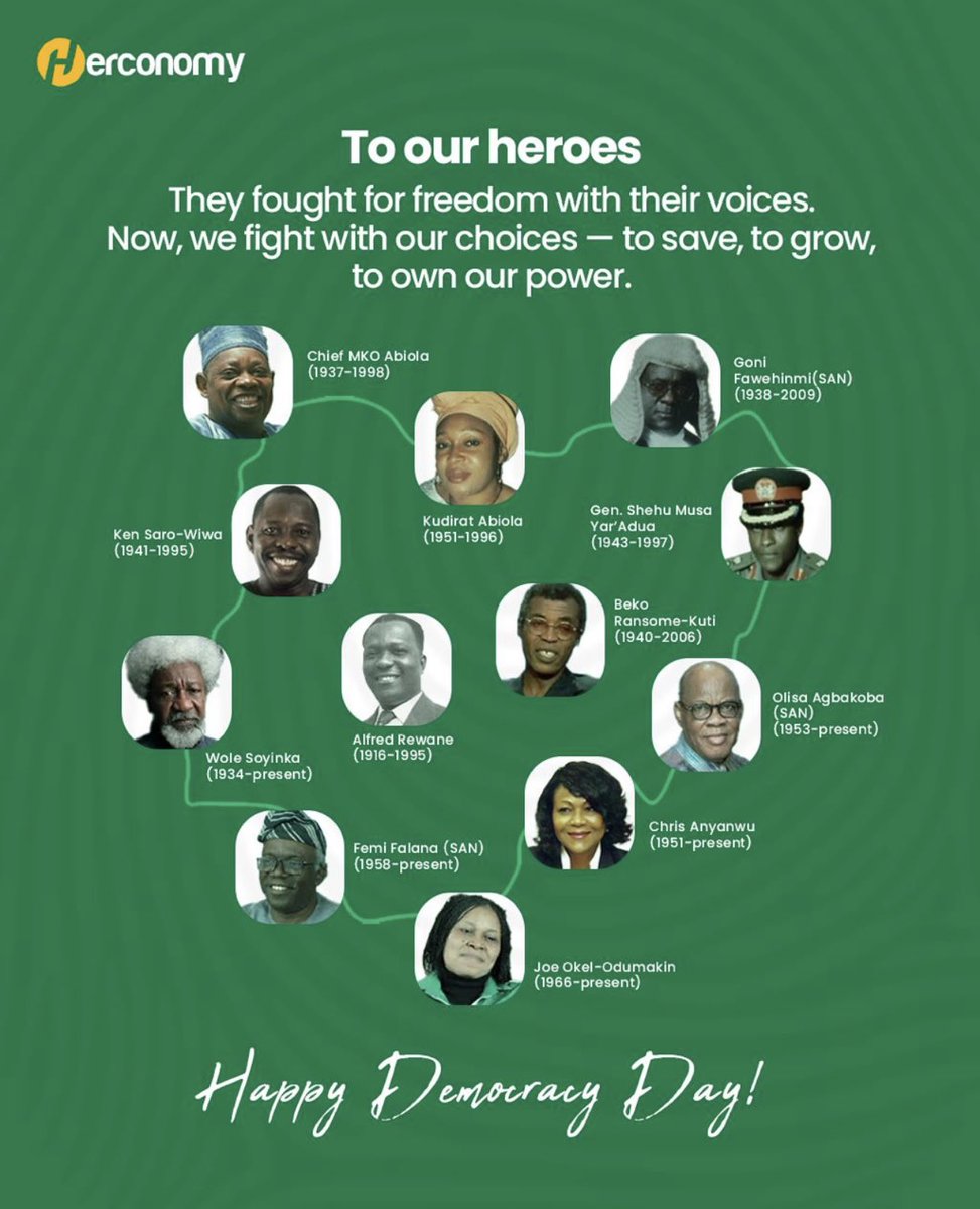 Happy Democracy Day Nigeria