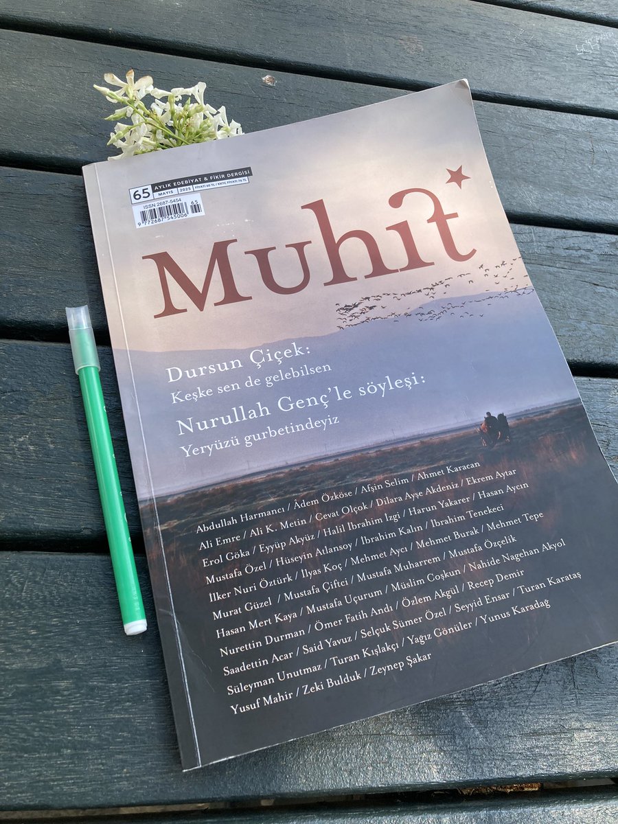 Geleneksel <a href="/muhitdergi/">Muhit Dergi</a> hatmimi tamamladım. 🕊️
En çok beğendiğim yazılar:
<a href="/TuranKrts_/">Turan Karataş,</a> 
<a href="/zekibulduk/">Zeki Bulduk</a> 
<a href="/sayha_zen/">Elias Koach</a>