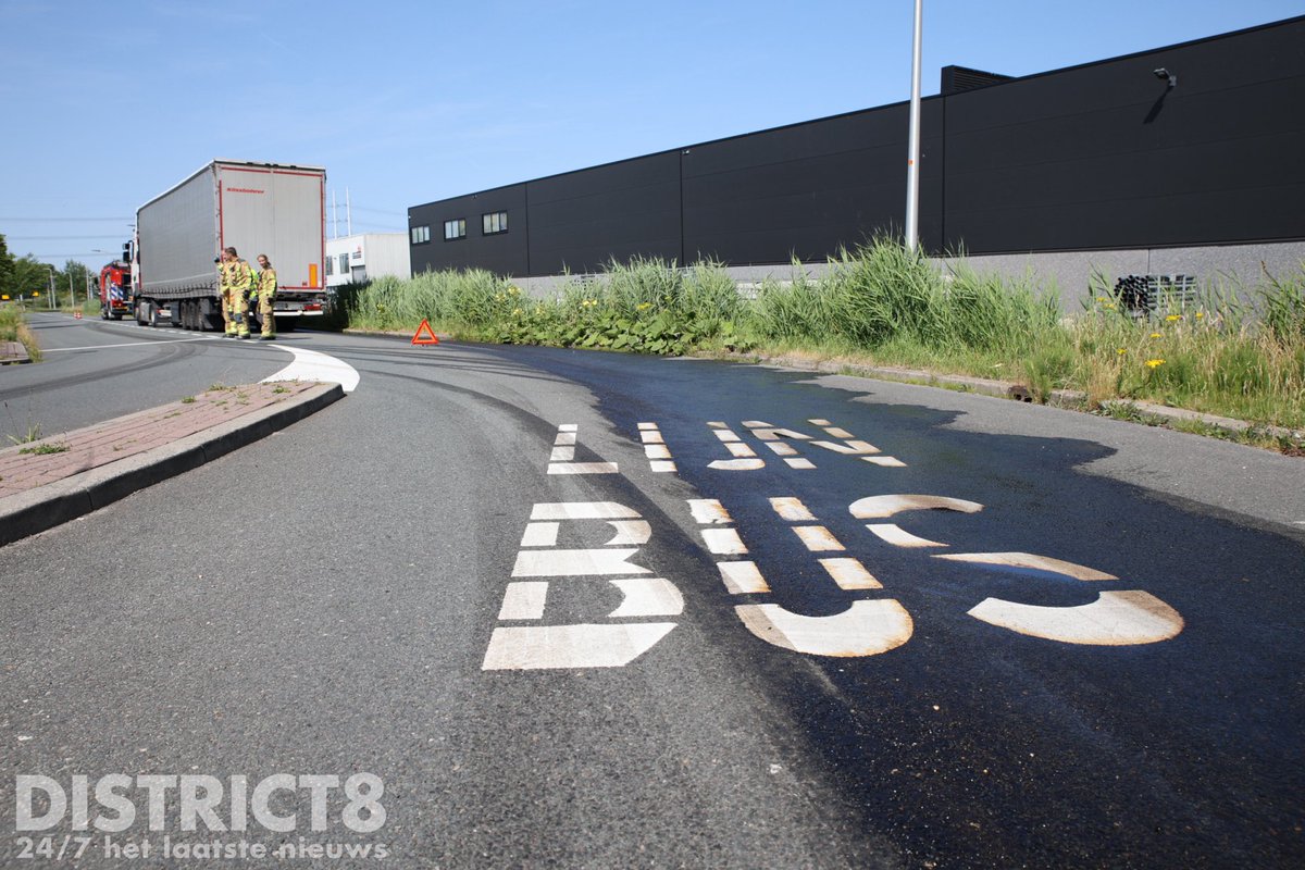Brandweer ter plaatse na dieselincident op Zuidhoornseweg