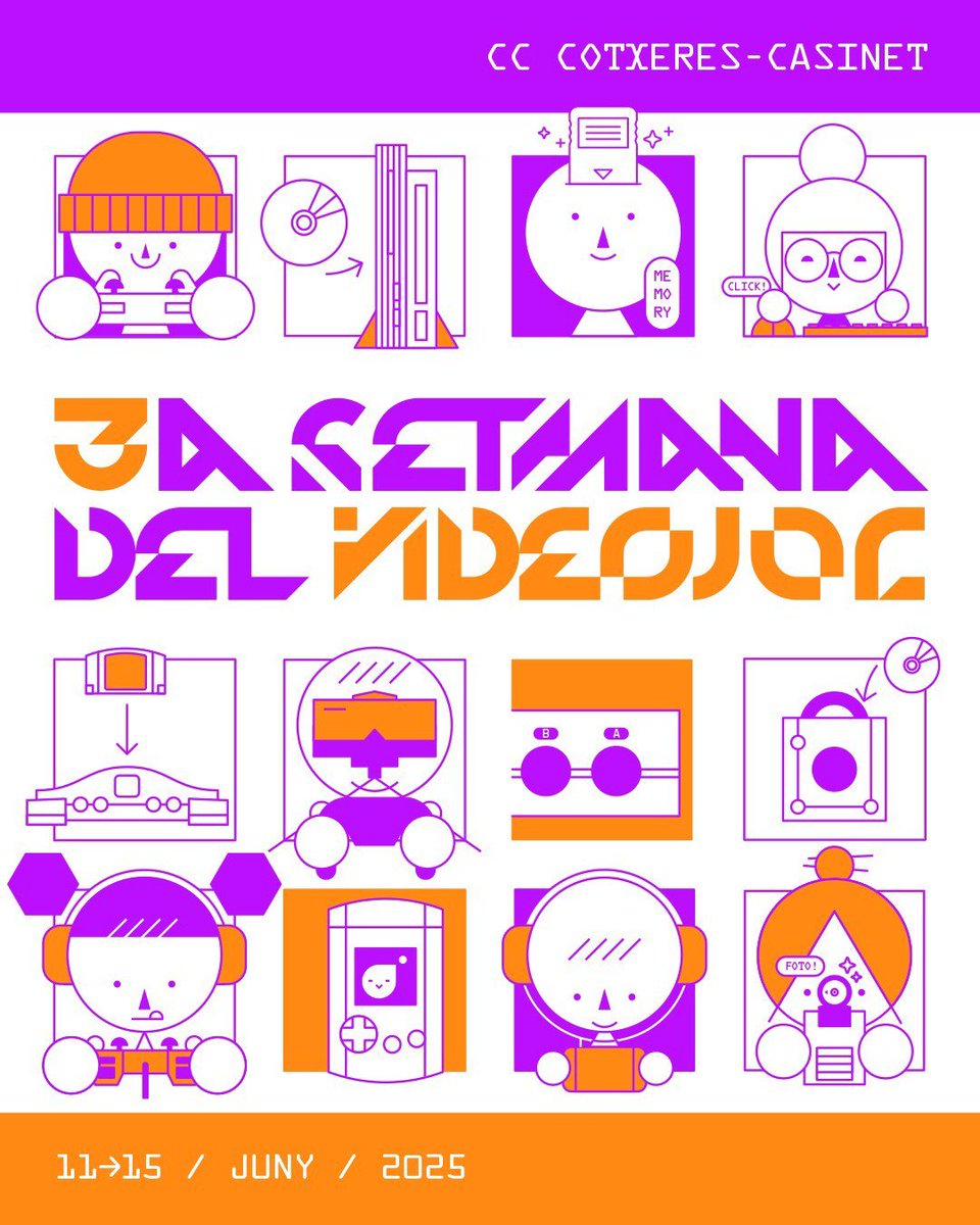 🎮 No et perdis la setmana del videojoc en català! 📌👉 Fins diumenge 15 de juny, al CC Cotxeres - Casinet de Barcelona!