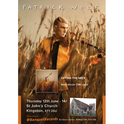 Banquet Records (@banquetrecords) on Twitter photo PATRICK WOLF
ahead of the event at St John's Church, copies of <a href="/_PATRICK_WOLF/">Patrick Wolf</a>'s Crying The Neck have just arrived banquetrecords.com/search?a=Patri… PATRICK WOLF
ahead of the event at St John's Church, copies of <a href="/_PATRICK_WOLF/">Patrick Wolf</a>'s Crying The Neck have just arrived banquetrecords.com/search?a=Patri…