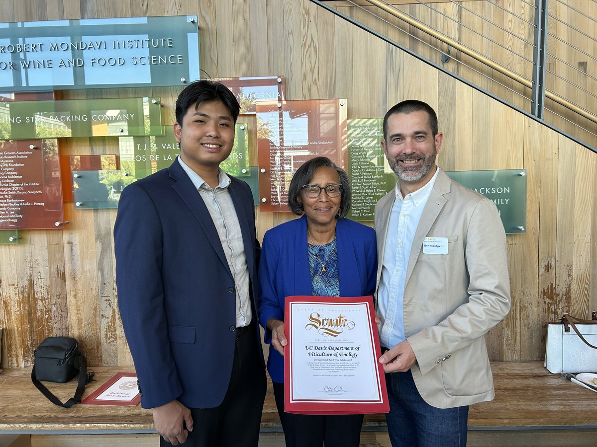 adrlopez's tweet photo. Well after nearly 10 yrs of work, 2 bills, extensive collaboration w/ our Dept. of Viticulture &amp; Enology, guidance from our College of Ag &amp; Enviro Sciences, support from campus leadership, guidance from counsel &amp; stewardship from UCOP UCD is finally able to sell its wine! 🍷 https://t.co/Rhg20SYDRy