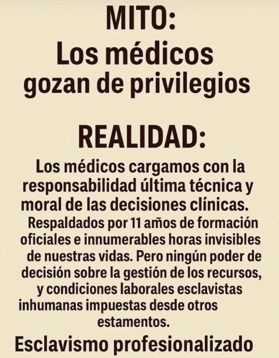 ESTATUTO MEDICO YA tweet media