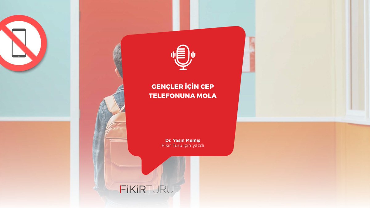 fikirturu's tweet photo. 🎧 #Podcast - Gençler için cep telefonuna mola | Eğitimci Dr. Yasin Memiş yazdı.

Makalemizi podcast kanalımız üzerinden sesli olarak dinleyebilirsiniz.

➡️ https://t.co/gPSl5Ddnip https://t.co/B1zwDZxwP0