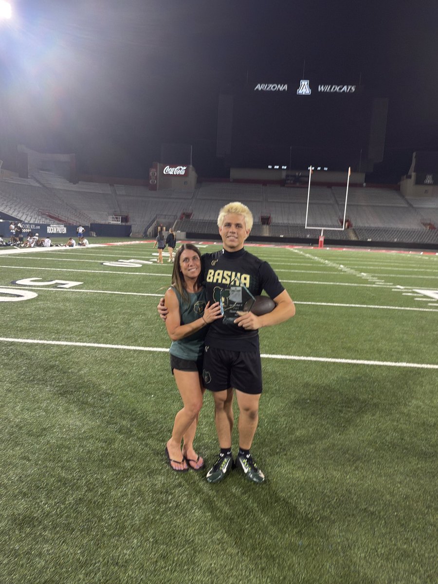University of Arizona 7 on 7 champs.
Big year ahead.
<a href="/RecruitingBasha/">Basha HS Football Recruiting</a> <a href="/bashagridiron/">Basha Gridiron</a> <a href="/coachcmcdonald/">Chris McDonald</a>