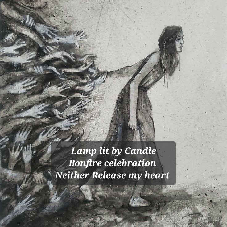 #PropelPrompts #BraveWrite #brknshards #DailyhaikuPrompt
Lamp lit by Candle
Bonfire celebration 
Neither Release my heart