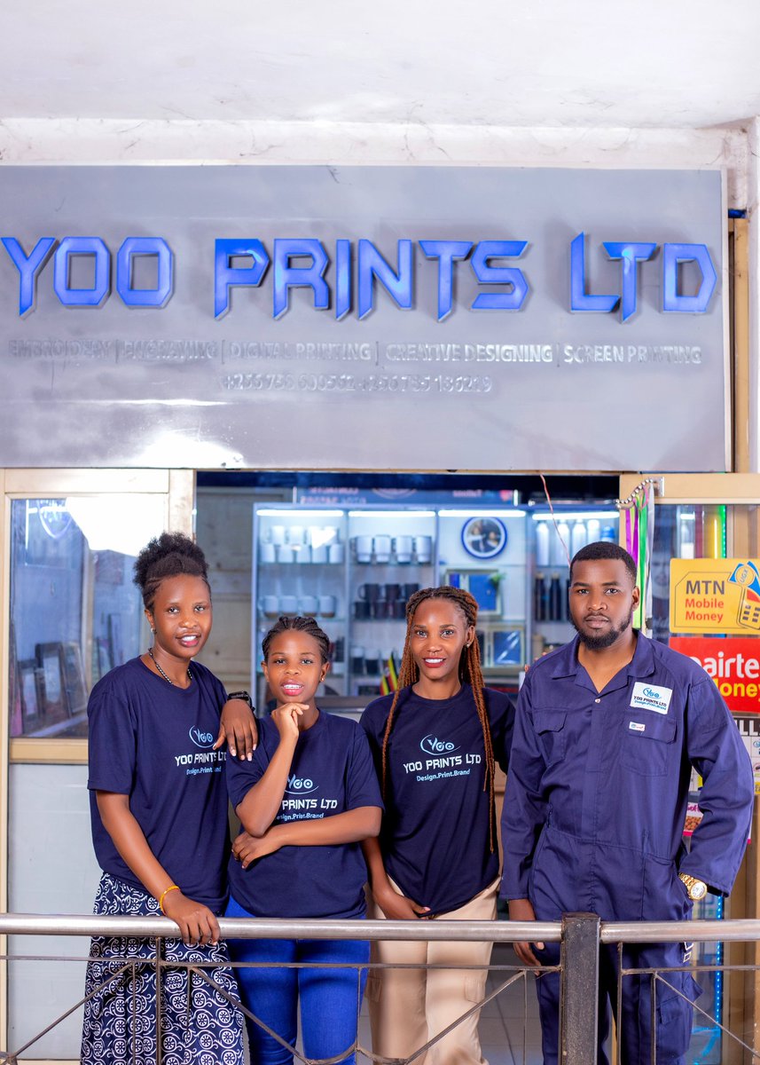 yooprintsltd's tweet photo. We are open for business and the team is ready to work on you.
Don't hesitate to reach out to us for quality branding and printing services.
Find us at JB Mall Wandegeya just opposite Equity Bank. https://t.co/CAIApboxbL