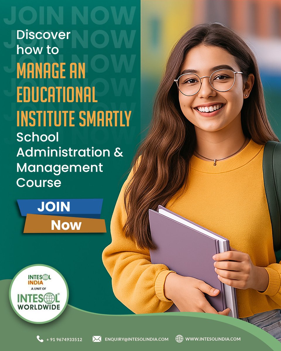 Early childhood education demands care, creativity, and structured guidance.
.
Enhance your career with a globally recognized certification and become a leader in early education management.
.
🌐 intesolindia.com
.
.
#courses #training #onlinecourses #online #career