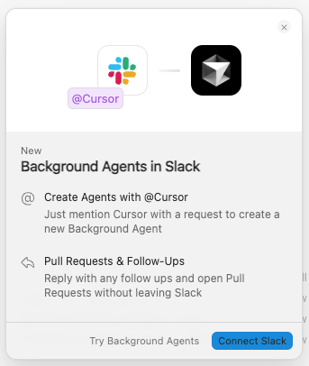 jst_kishan's tweet image. noice!!
invoke @cursor_ai agents directly from slack.