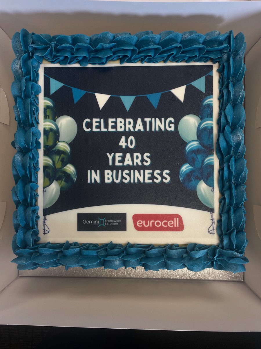 Gemini Framework Solutions (@geminiframework) on Twitter photo Thank you for our 40th anniversary cake <a href="/eurocellplc/">eurocell plc</a>
Shall we say it went down a treat π Thank you for our 40th anniversary cake <a href="/eurocellplc/">eurocell plc</a>
Shall we say it went down a treat π