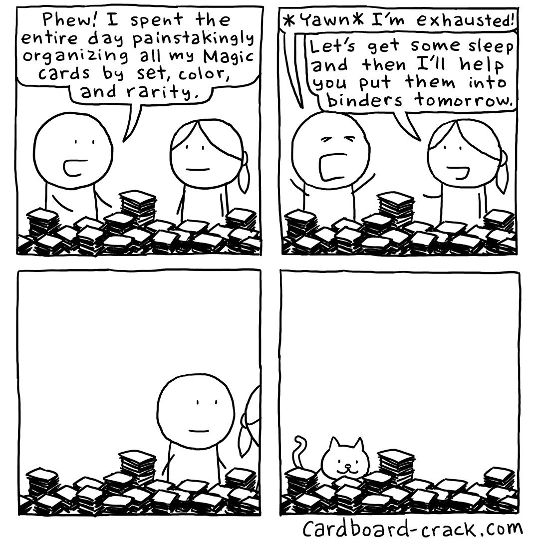 Finished Organizing #MTG