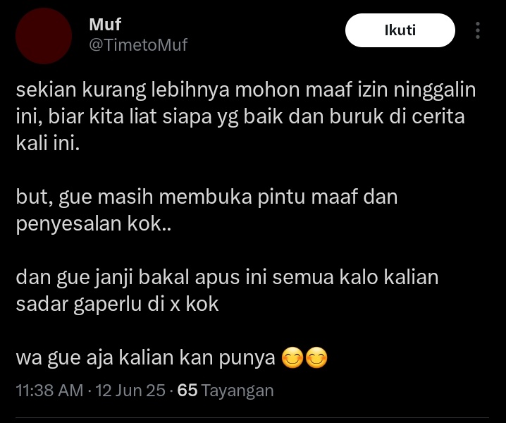 fani_o1's tweet photo. @TimetoMuf Ni bang lu buktinya kalo omongan lu GINI aja gabisa dipercaya. Blm jga 30 menit bilang begitu. Tp nyatanya? Ada di tweet lu yg ini. https://t.co/htETp595nd