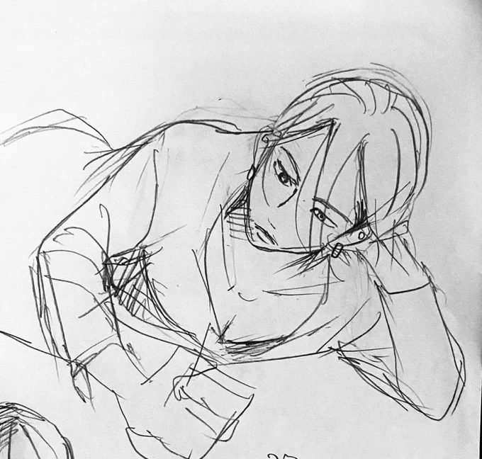 エロい男の落書きを発掘 