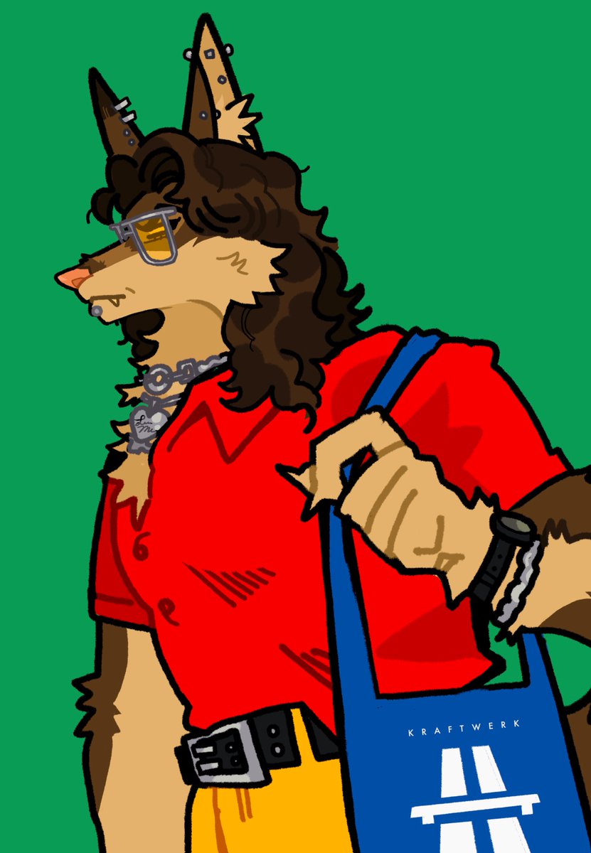 alienblaster's tweet image. just a little fursona between working on designs ππ₯