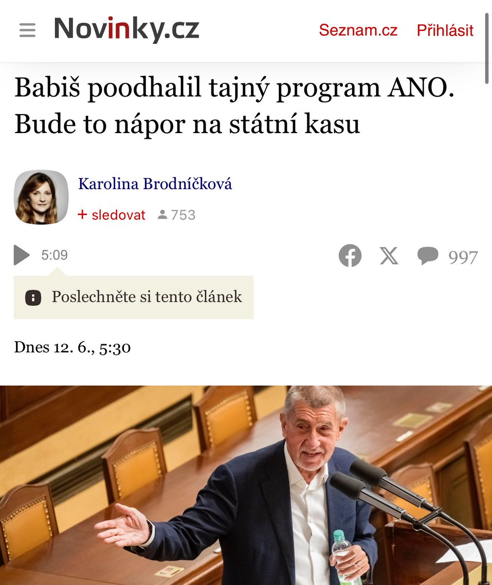 lenka_kohoutova's tweet photo. Už vím, proč Babiš nepředstavil volební program ANO. Přemýšlí za kolik prodá Agrofert, aby na to měl alespoň na jeden rok. 🤣

Nikdo Ti nedá víc, než ti Andrej Babiš slíbí. https://t.co/3l4F9wSzcM