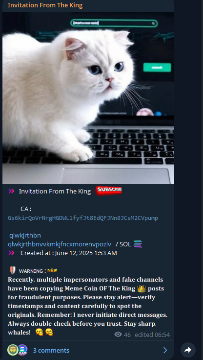 X_CryptoF's tweet photo. UPDATE  /SOL    -  $qlwkjrthbn

💊CA : Gs6kirQoVrNrgHGDWL1fyfJt8EdQFJNn8JCaM2CVpump

  🐳HIT 8K   📊   303K🌈

  🔊 WIN :  35X  ✅

Link to join private channel : https://t.co/m9IFj9QEiw

DM ADMIN :  https://t.co/woEF0igoLP 

 #memecoin #btc #qlwkjrthbn
 #SOL #Phanes #Rick #CryptoNews #Solana