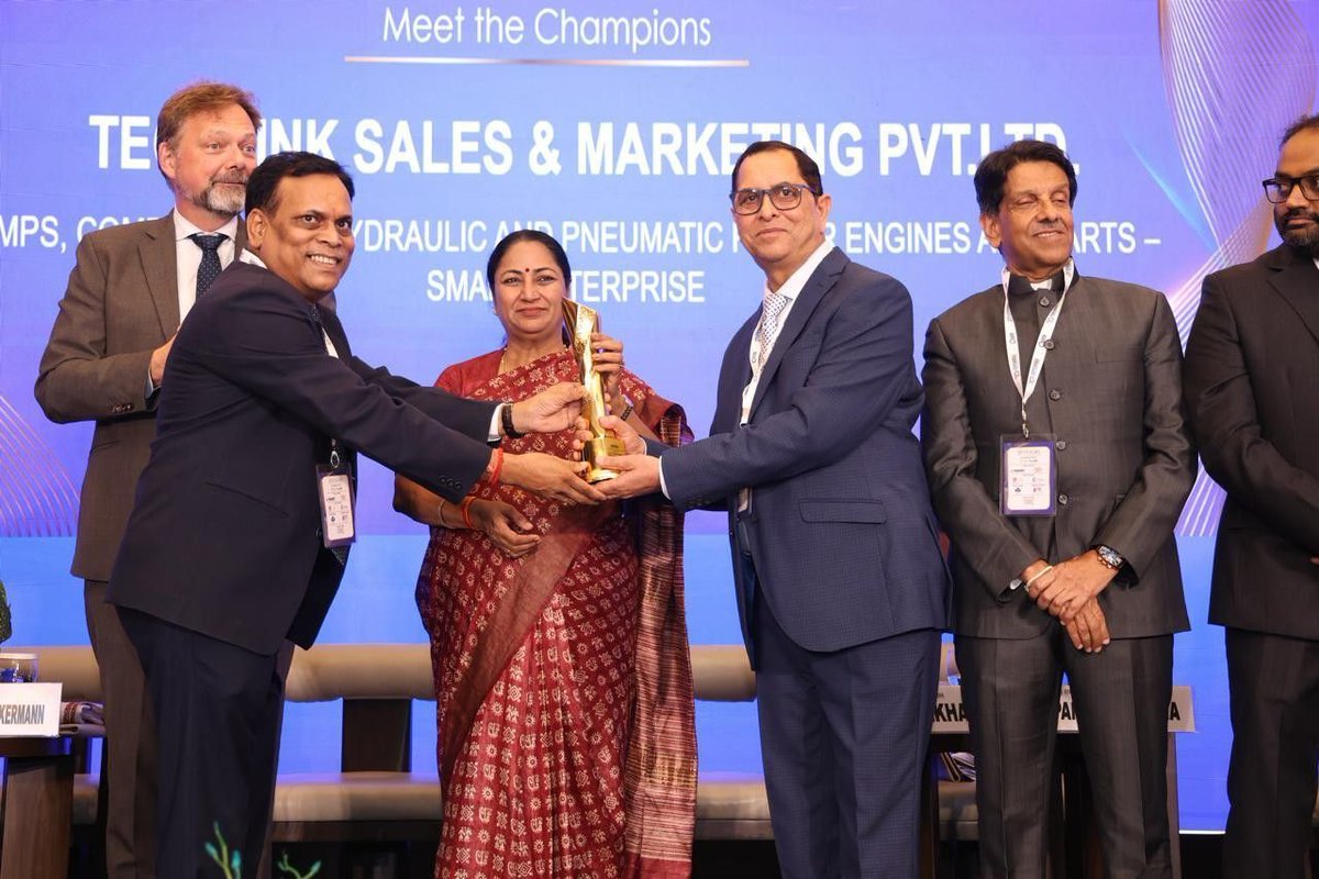 🏆 #RotoPumps has been honored with the #ExportExcellenceAward for two consecutive years — 2019–20 and 2020–21. 💐 
The recognition was presented By the CM Of Delhi Smt. Rekha Gupta at a prestigious award ceremony held on 28th May 2025.
#MakeInIndia #EngineeringExcellence
