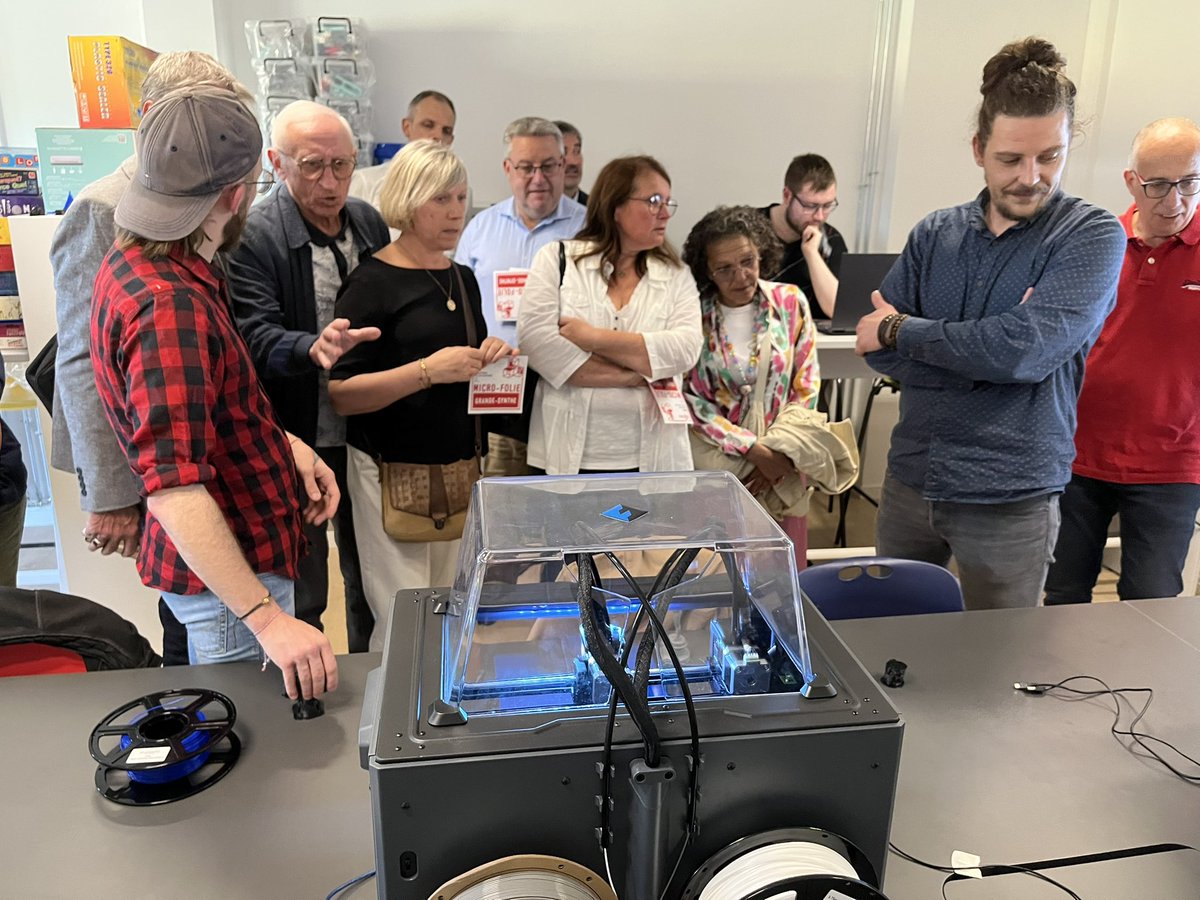 Inauguration du Musée numérique et du Fab Lab Micro Folies hier soir au Campus de la Réussite.

Merci aux partenaires pour leur confiance.

L’accès à la Culture pour Tous, c’est à <a href="/VilleGdeSynthe/">Ville de Grande-Synthe</a> 

#GrandeSynthe
#VilleActiveetSportive