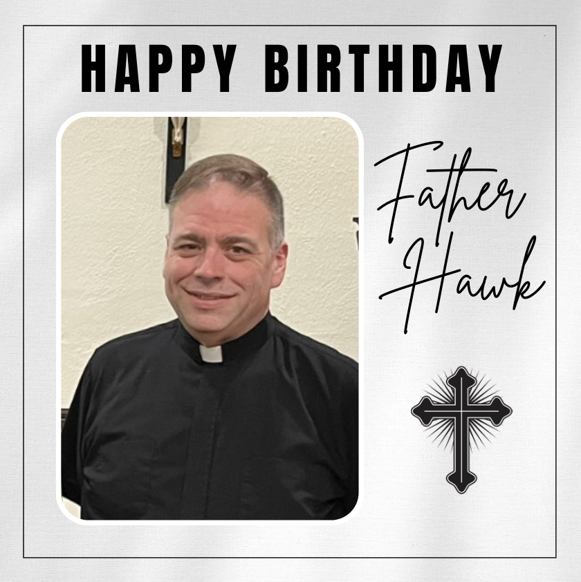 Happy Birthday to our beloved pastor, Father Hawk! 🎉 Your faith, wisdom, and steady leadership are a blessing to Holy Trinity's parish and school families. May your day be filled with joy and the year ahead with God’s abundant grace. 🙏