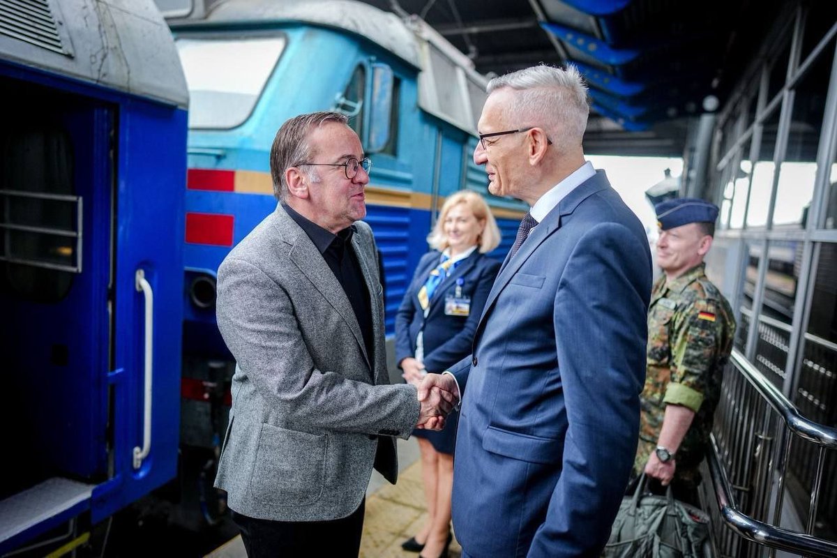 German Minister of Defense Boris Pistorius has arrived in Kyiv.