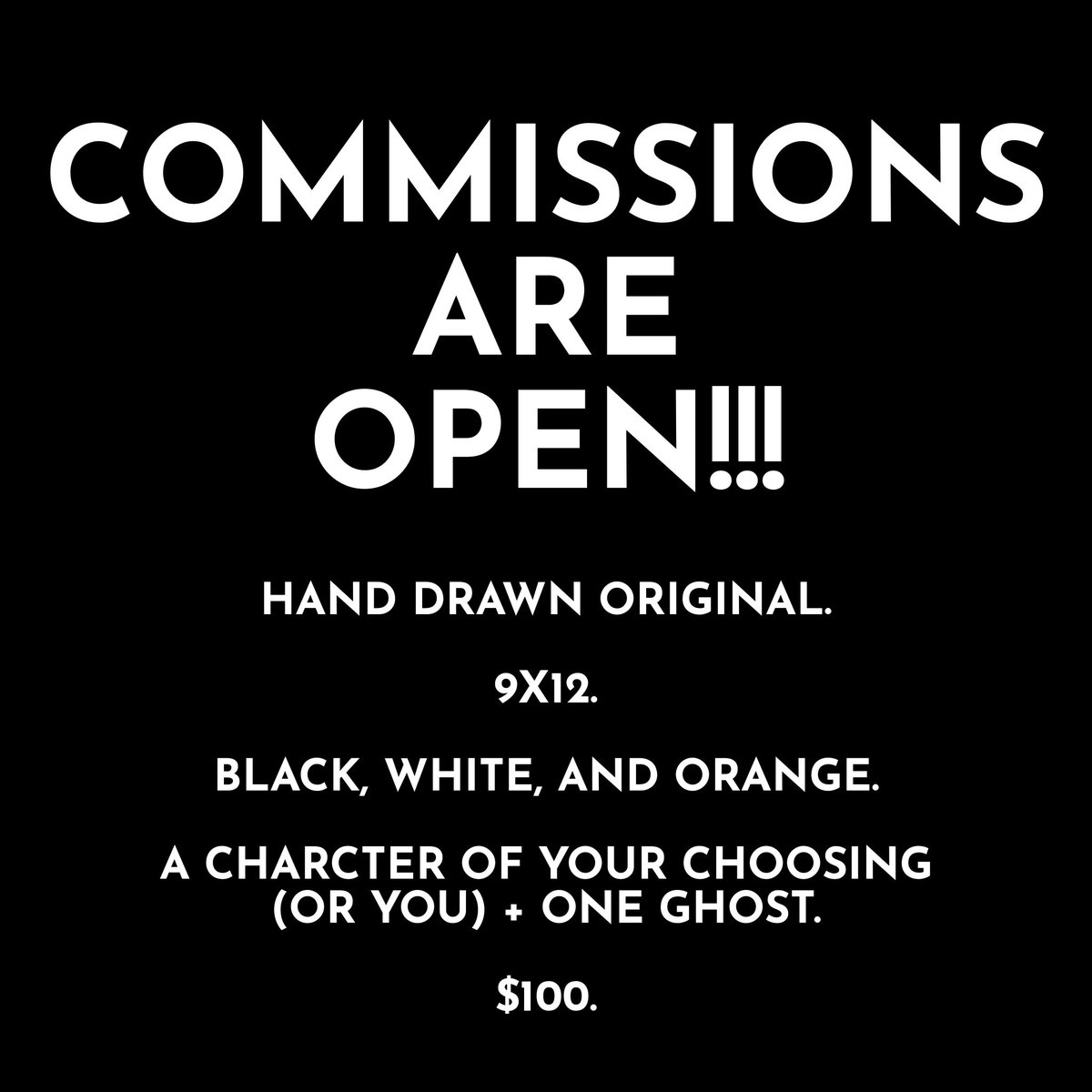 In case you hadn't heard, COMMISSIONS ARE OPEN!!!
#Ghostbusters, of course, but if there's something else you've got in mind, shoot me a DM and we can talk about it!