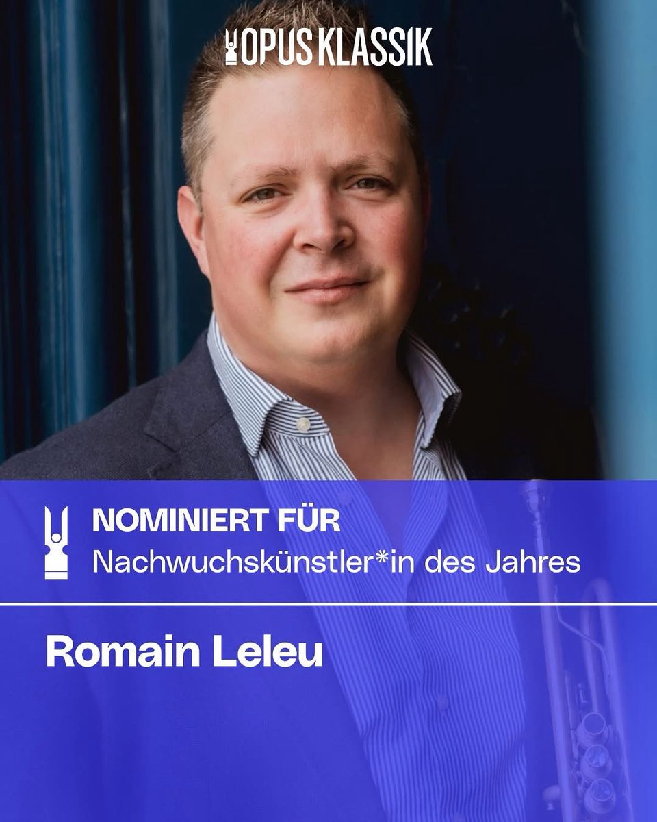 Breaking News ! 🎉
Very happy about my nomination for the Opus Klassik ! 🎶🇩🇪
Many thanks to the jury for selecting the « Folies Parisiennes » album. 💿 
It is so close to my heart. It always gives me so much pleasure to give concerts in Germany ! 🙏