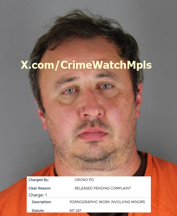 CrimeWatchMpls's tweet photo. Former Cumulus Media (93X) producer Ross Hoffman, 44, was arrested by Orono police on probable cause child porn. He's been released on zero bail "pending complaint," which usually means formal charges are forthcoming. https://t.co/AfFOFtF7fW