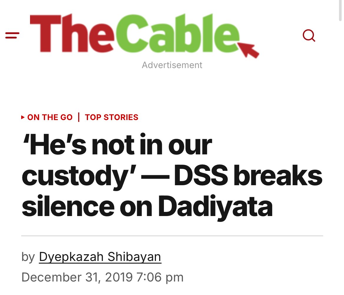 His brother Usman, also corroborated Lawal’s statement. Saying there have been signs that he was being targeted. And their parents had advised Dadiyata to tone down his criticism. 

But he relied heavily on God, saying he had a clear conscience, according to his wife Khadija ..