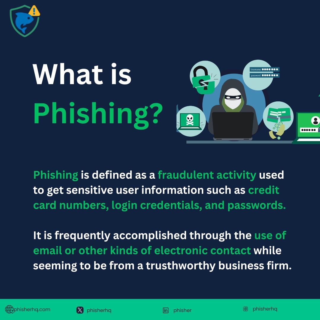 phisherhq's tweet photo. Ever clicked a link and instantly regretted it?

That weird email? That’s phishing and it’s everywhere.

We’re launching something soon to help you stay one step ahead.

👀 Stay sharp. Stay safe.
 #PhisherHQ #CyberAware #TrustYourGut #PhishingAlert https://t.co/QMrEUOgrYv
